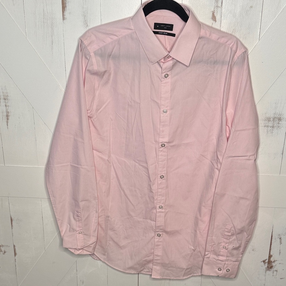 New Look Light Pink Men's Dress Shirt
